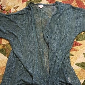 Teal lace Lularoe Lindsey